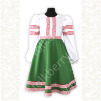 Платье Дмитра с фартуком, габардин